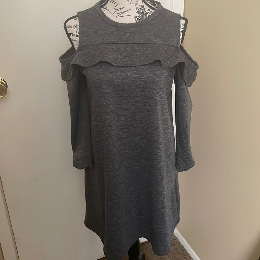 Loft size SP dress cold shoulder soft and comfortable